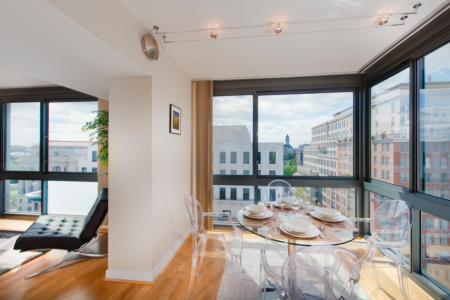 Large Windows with City Views, Private Balconies Large Windows with City Views, Private Balconies